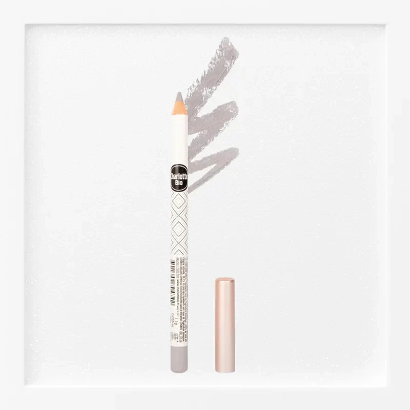Augenstift mit langem Halt Silbergrau BIO - 1.1g - Charlotte Bio