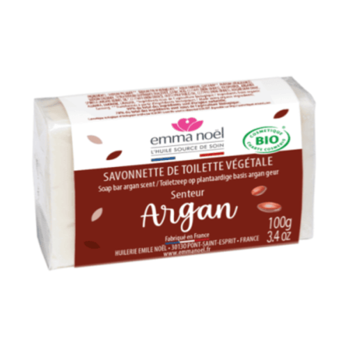 Savonnette ŕ l'Huile d'Argan Bio, Emma Noël, 100g*