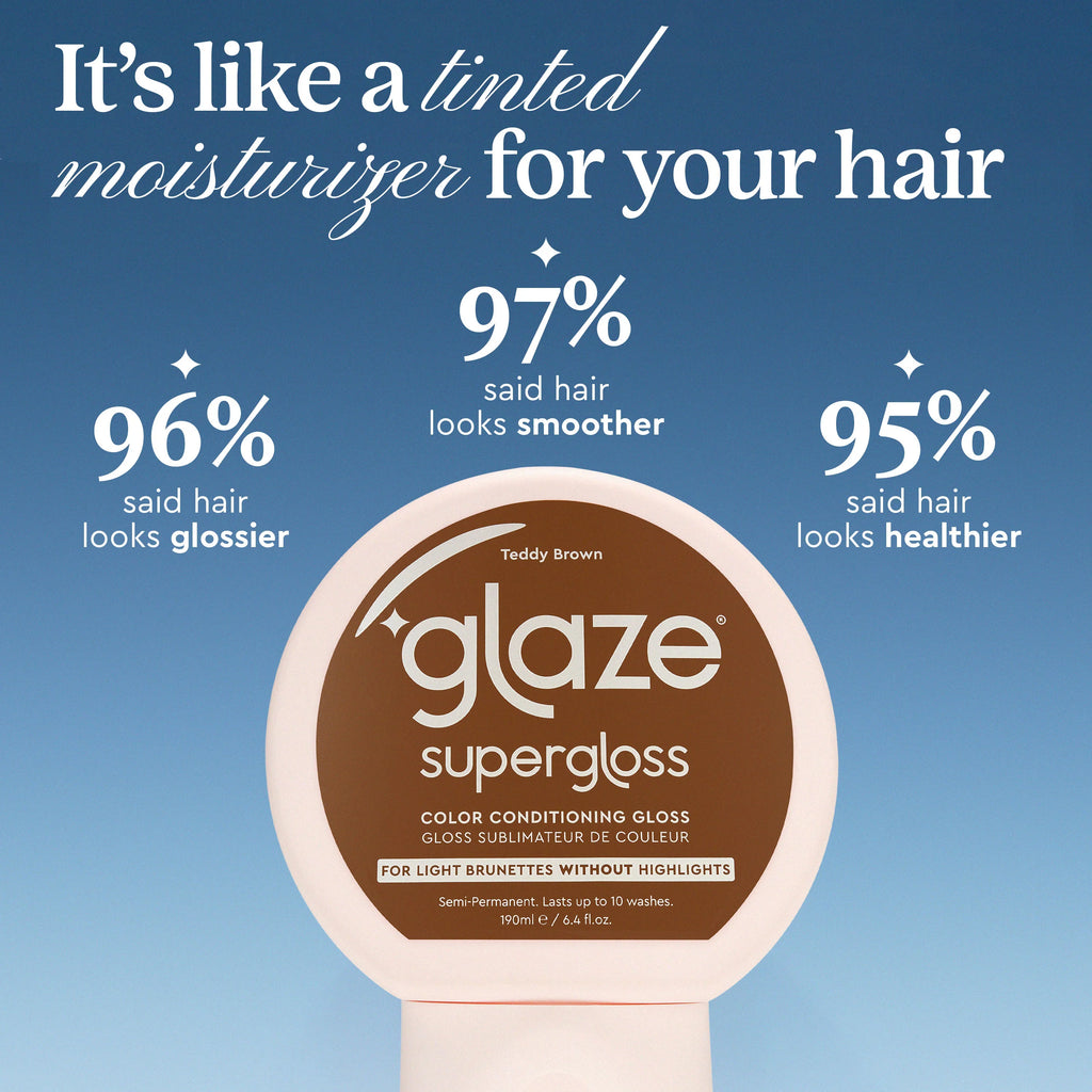 GLAZE - Glaze Gloss sublimateur de couleur Teddy Brown 190ml