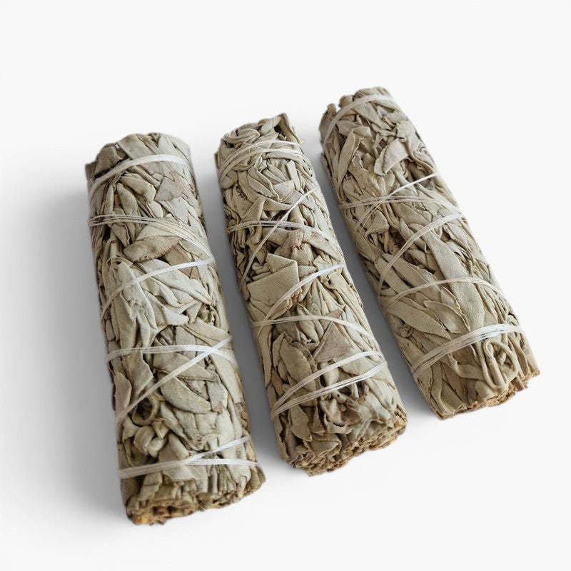 Lot de 3 bâtons de sauge blanche à brûler
