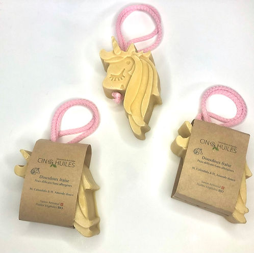 Douxdoux papillon fraise en corde