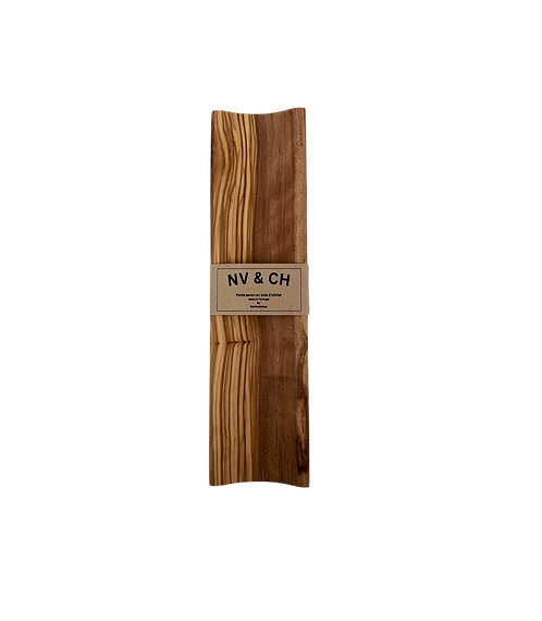 Porte-savon en bois d'olivier Lise grand