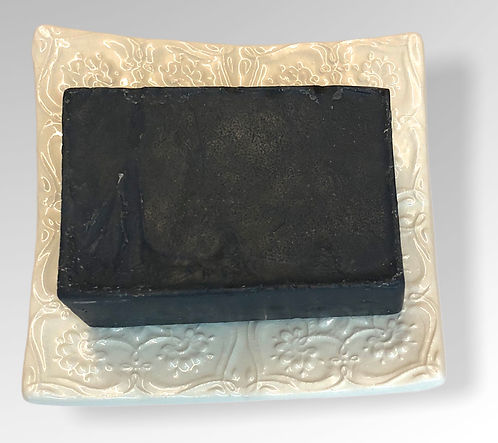 Porte-savon en céramique "Le carré blanc"