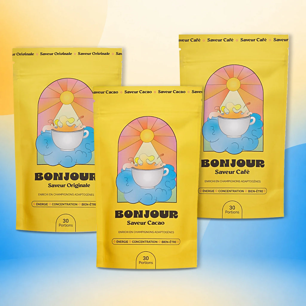 Bonjour Morning Energy Trio - Originale & Café & Cacao (90 Servings)