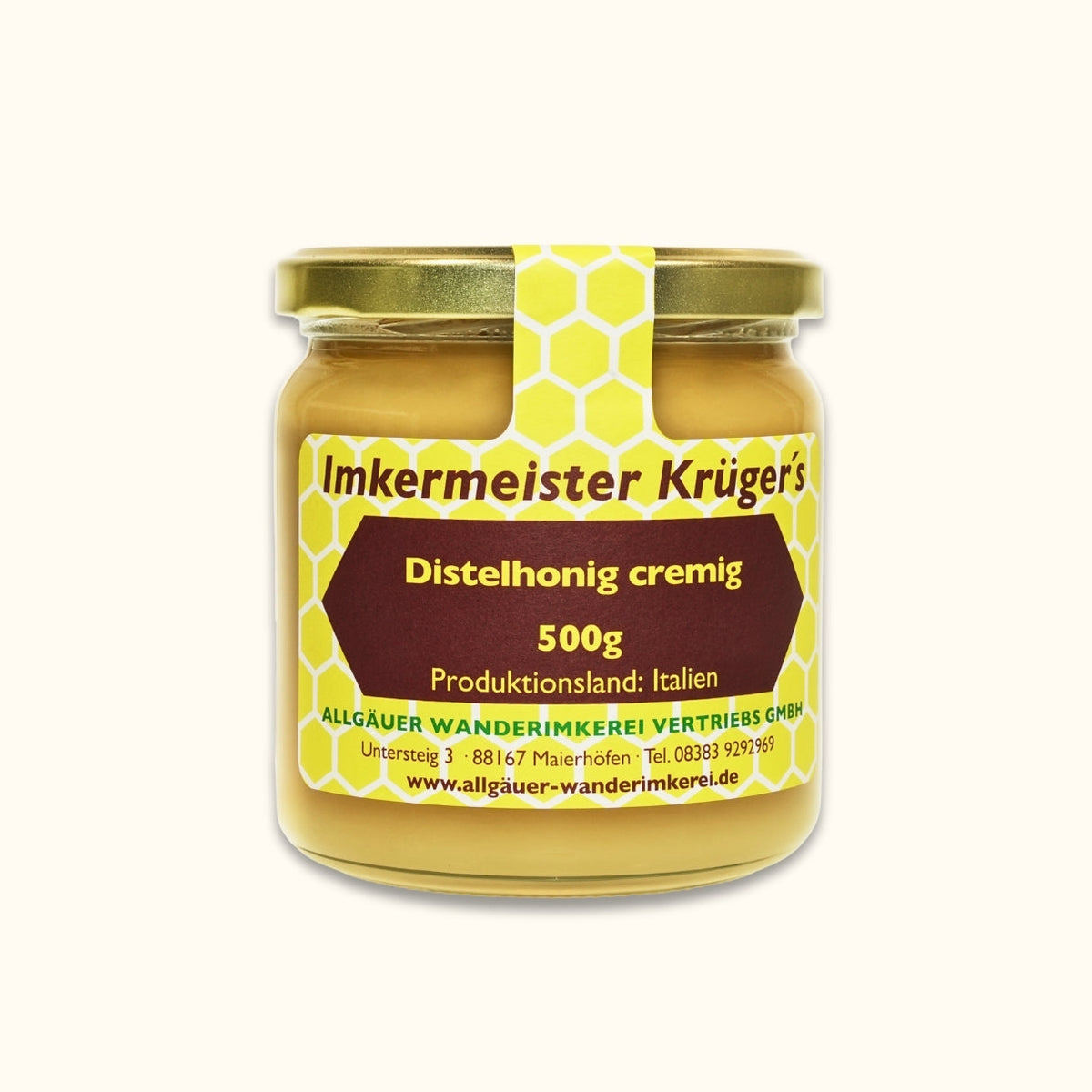 Creamy thistle honey 500g