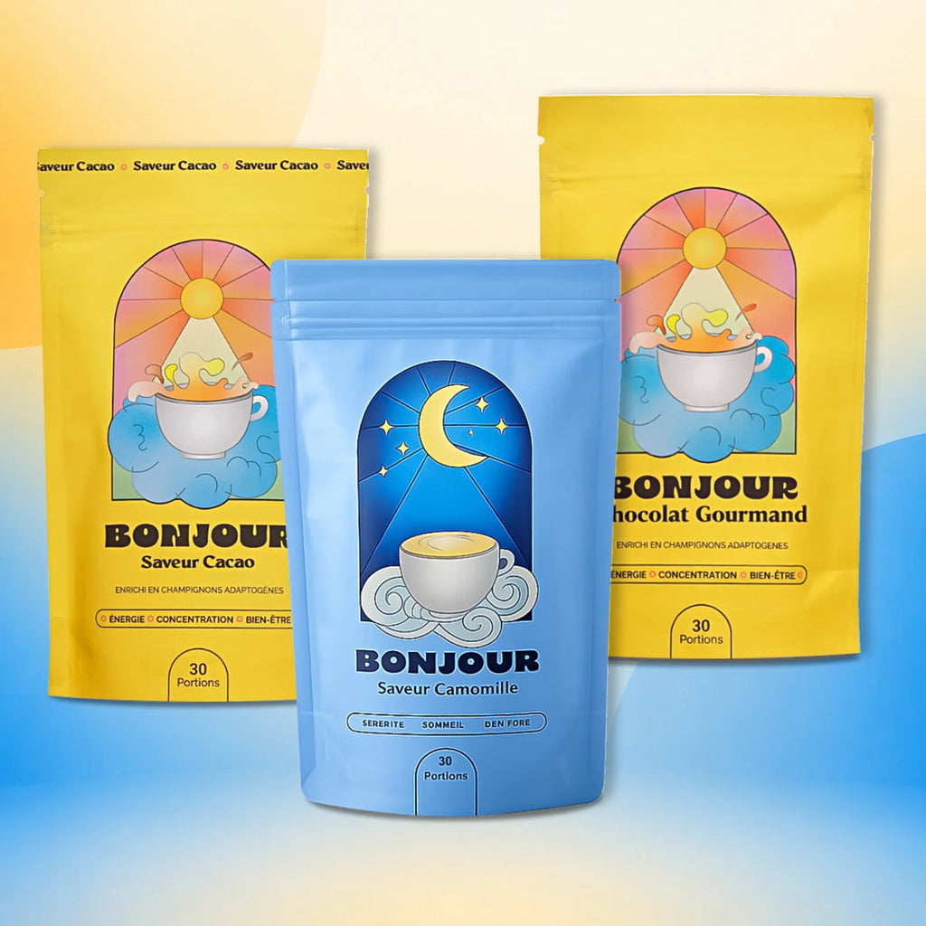 Bonjour Cozy Comfort Trio - Cocoa & Gourmet Chocolate & Chamomile (90 Servings)