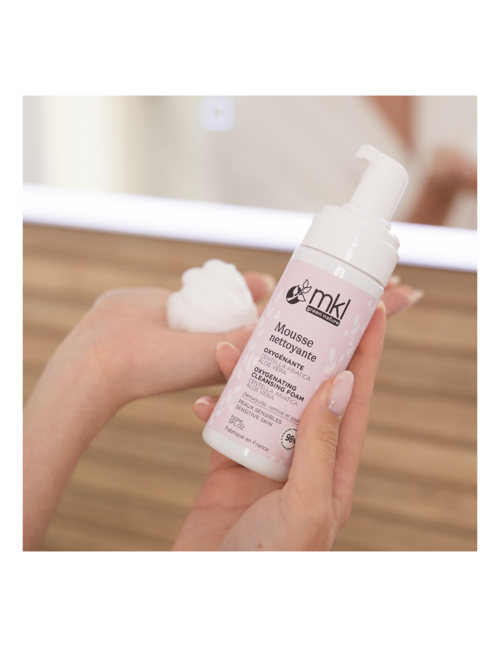 Mousse Nettoyante Oxygénante 150ml