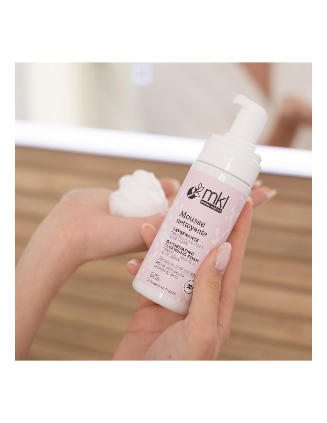 Mousse Nettoyante Oxygénante 150ml