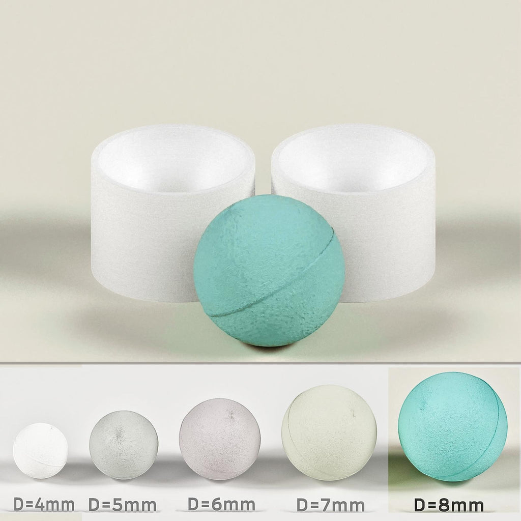 Moule à bombes de bain Goleo – Rond, 5 tailles (Ø 4-8 cm)