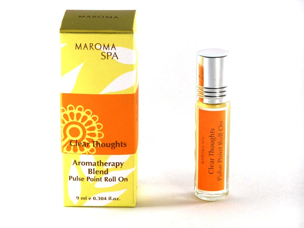 Maroma - Clear Thoughts Aromatherapy Roll On - Refresh Your Mind 🌿✨