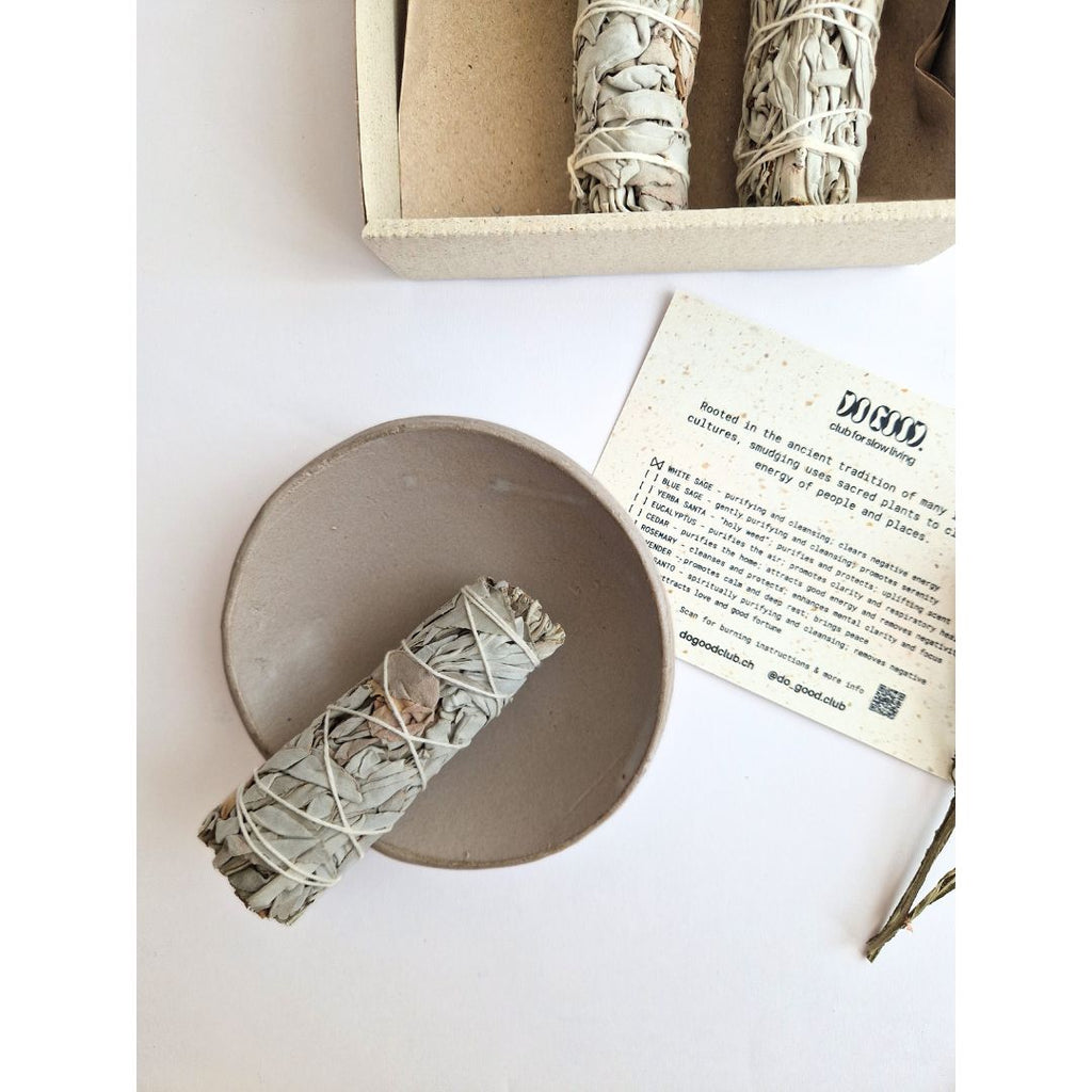 Lot de 3 bâtons de sauge blanche à brûler