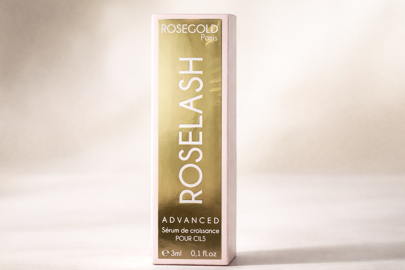 ROSEGOLD Paris Roselash Advanced Eyelash Serum – Lash Care Serum for Fuller-Looking Lashes – 3 ml