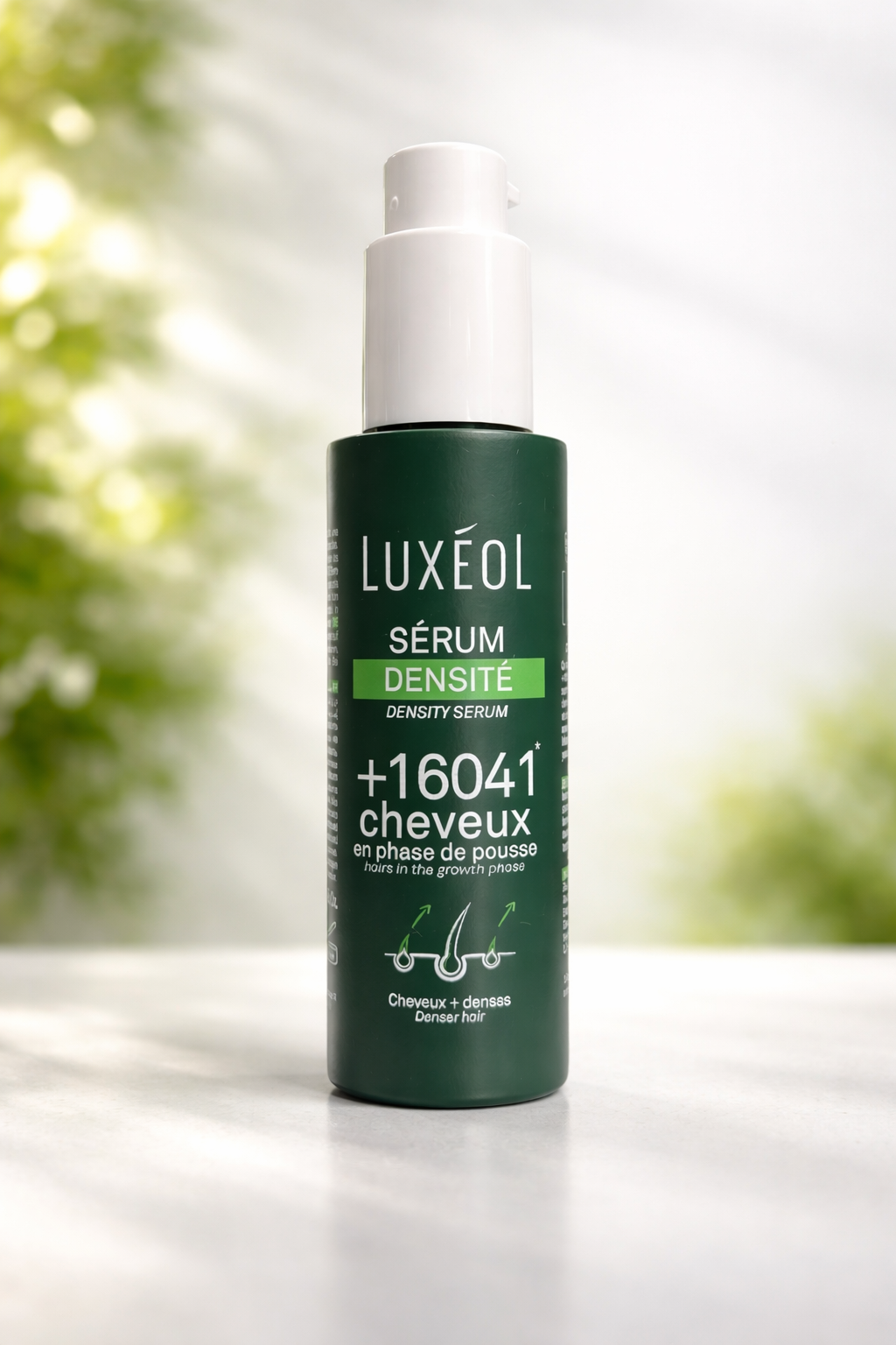 Luxéol Sérum Densité Cheveux à l'Extrait de Pousse de Pois – Sérum Capillaire Densifiant – 100 ml