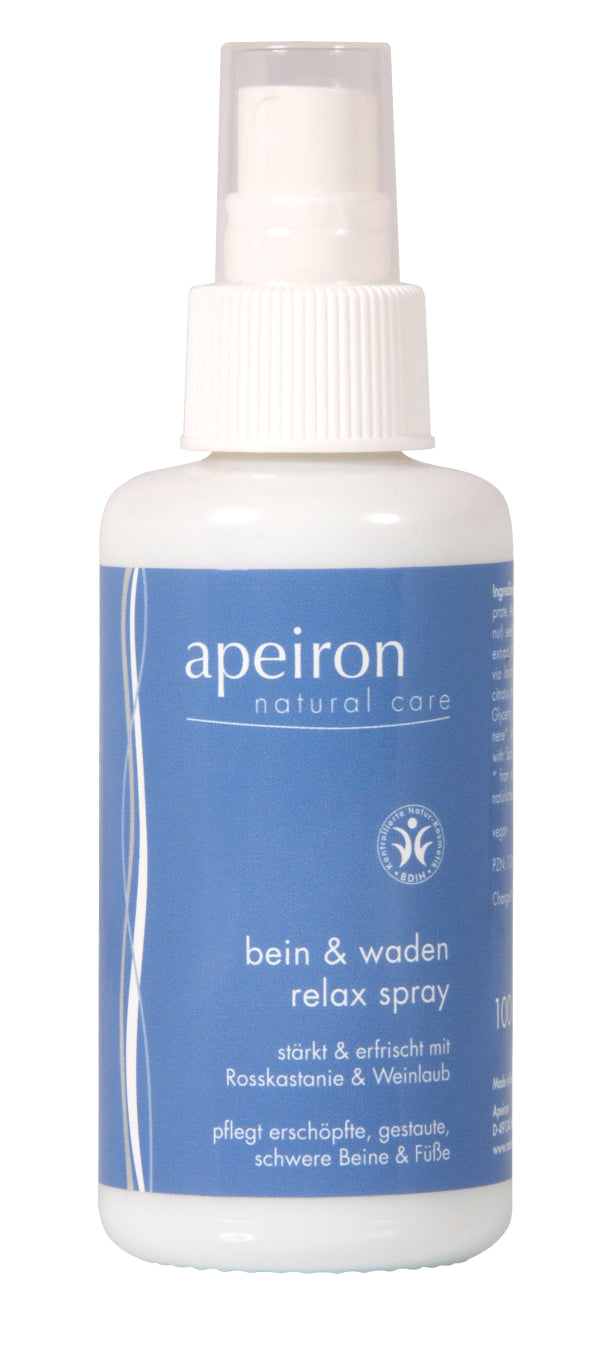 APEIRON Leg & Calf Relax Spray - for tired, swollen, heavy legs & feet