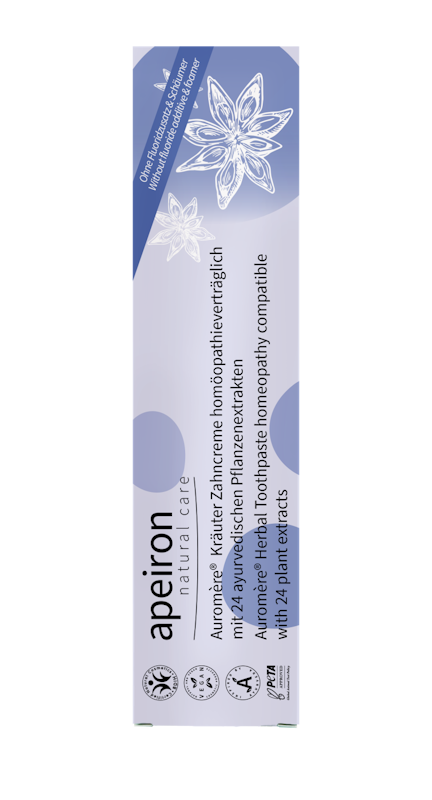 APEIRON Auromère® Herbal Toothpaste homeopathy comatible