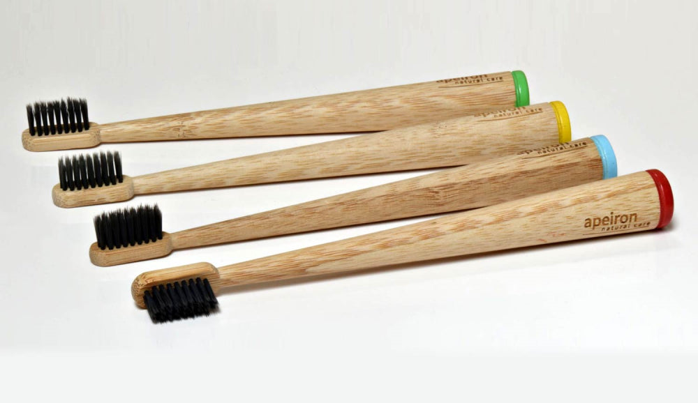 APEIRON Apeiron FINIDENT bamboo toothbrush, white