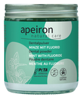 APEIRON Dental powder, mint + Fluorid, refill glass