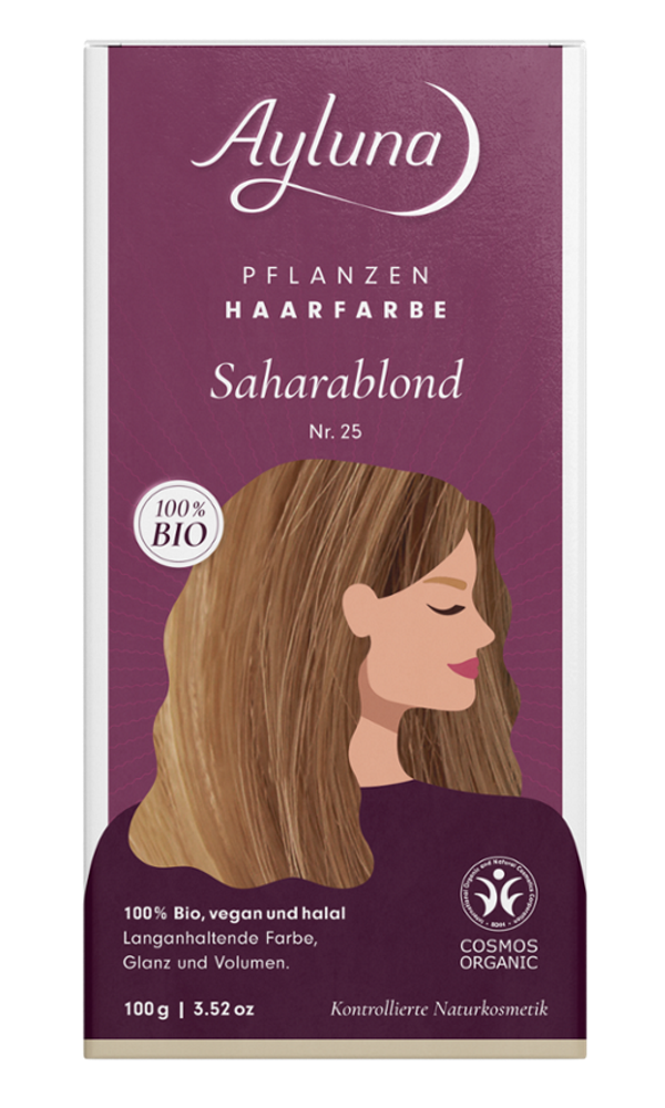 AYLUNA Plant-based hair dye Sahara blonde