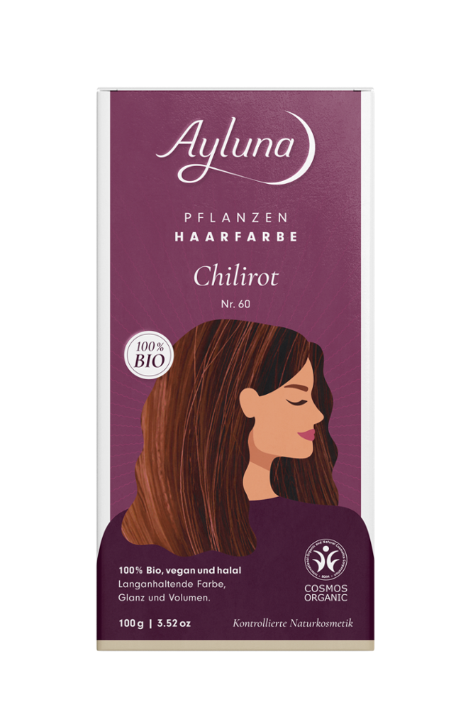 AYLUNA Plant-based hair dye Chili red