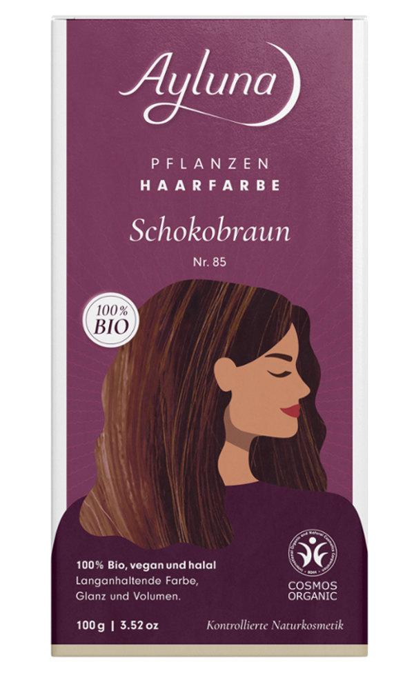 AYLUNA Plant-based hair dye Chocolate brown