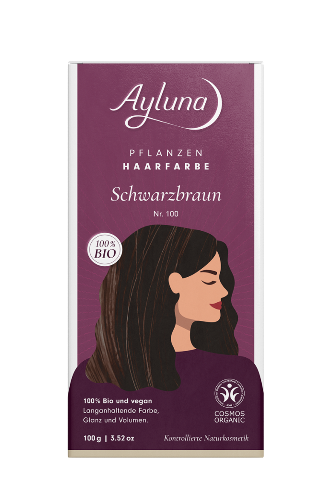 AYLUNA Plant-based hair dye Black brown