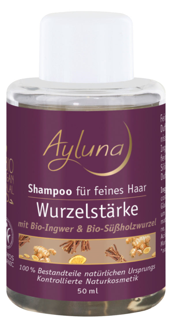 AYLUNA Shampoo for fine hair with organic ginger & organic licorice root