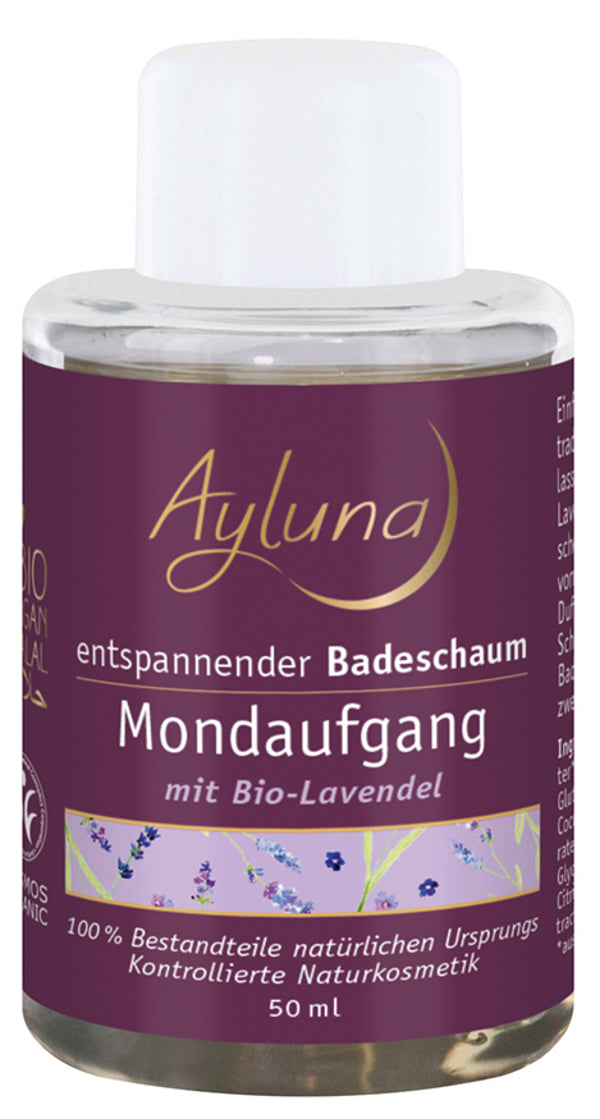 AYLUNA Relaxing Bubble Bath Mondaufgang with organic lavender - travel size