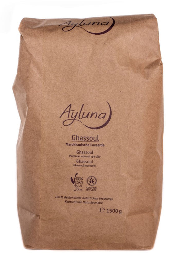 AYLUNA Ghassoul Moroccan mineral spa clay - refill package