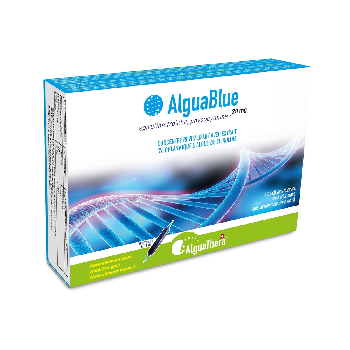 AlguaBlue - Spiruline bleu & Phycocyanine