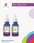 Kit Anxiété de Tatwa avec Chirc Sanango et Kuka pour apaiser les crises d’anxiété et retrouver le calme.