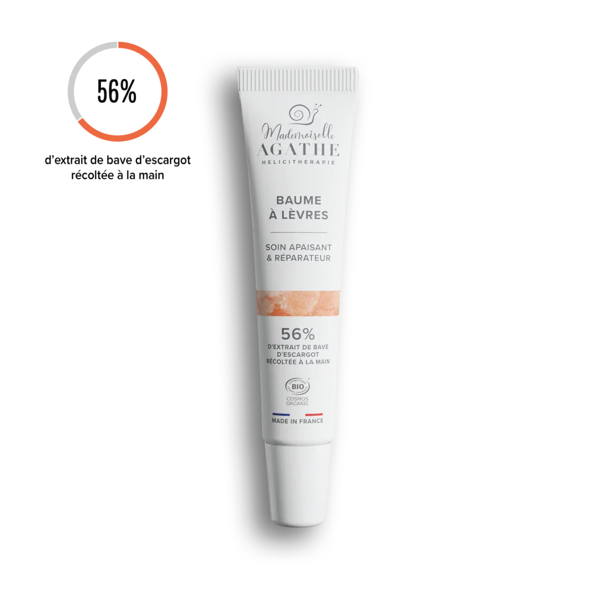 BAUME LEVRES Certifié Bio - Apaisant & Réparateur