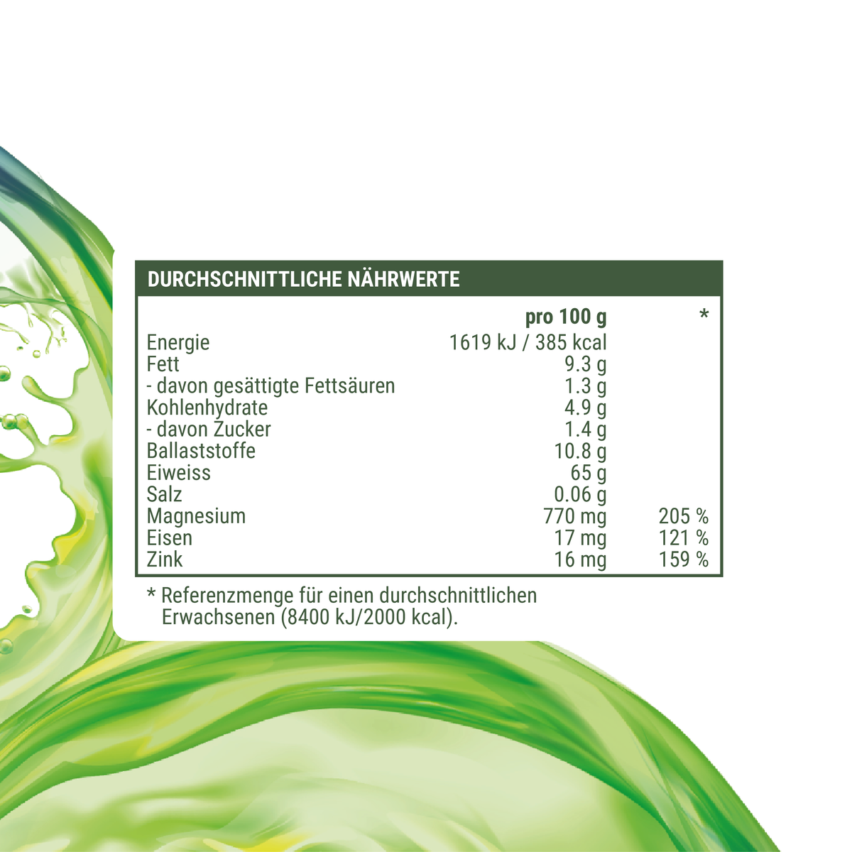 Protéine de graines de courge bio et crue