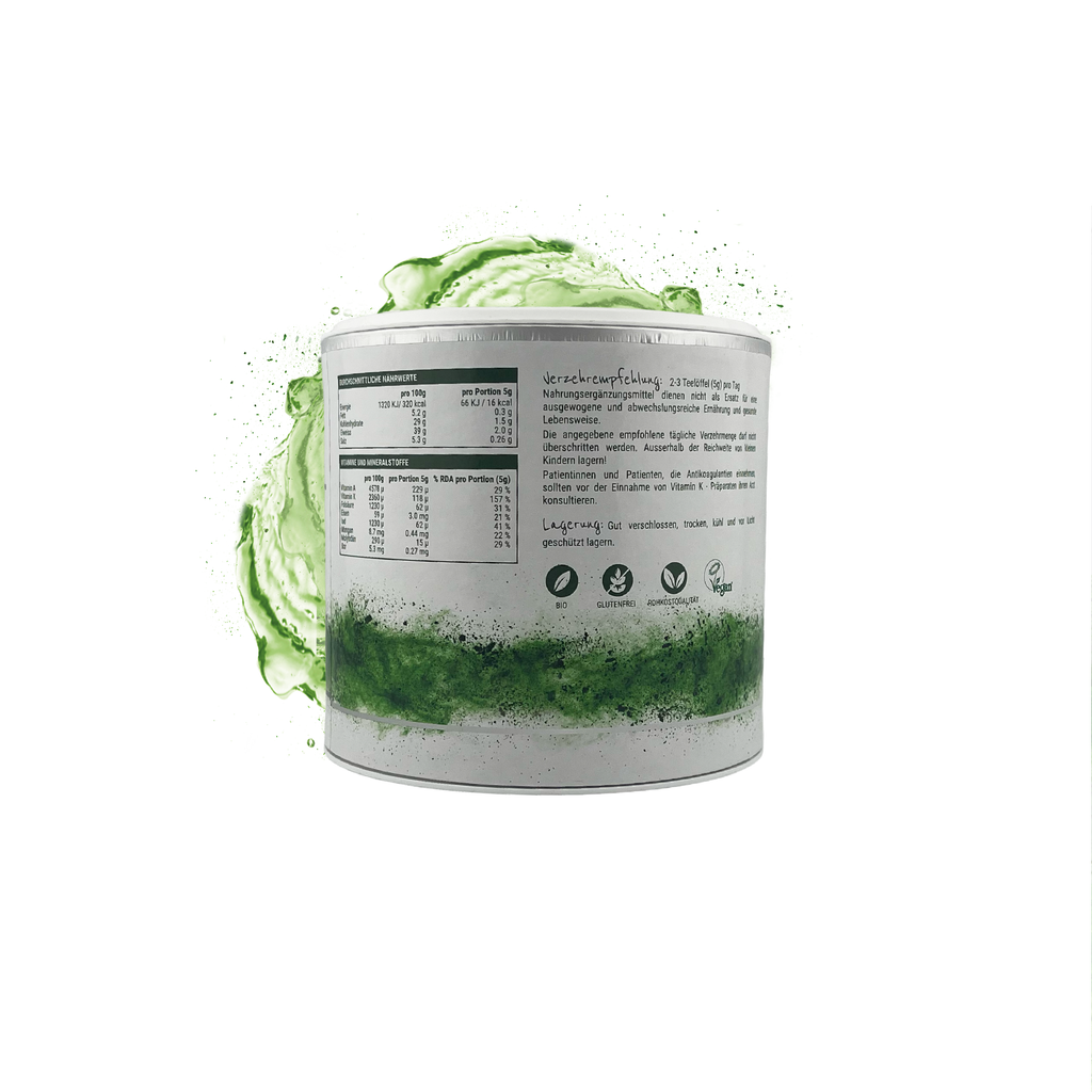 Poudre de jus d’herbe de blé ancien bio (Kamut® Khorasan)