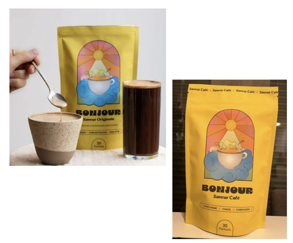 Bonjour Focus Duo – Functional Mushroom Coffee & Original Blend Bundle