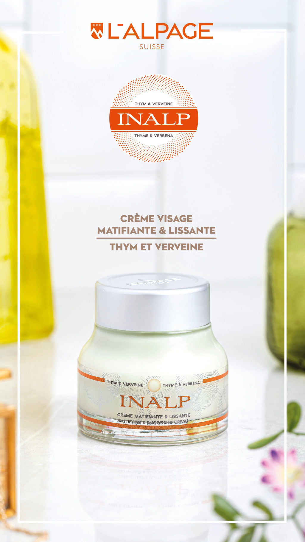 Crème matifiante et lissante Inalp