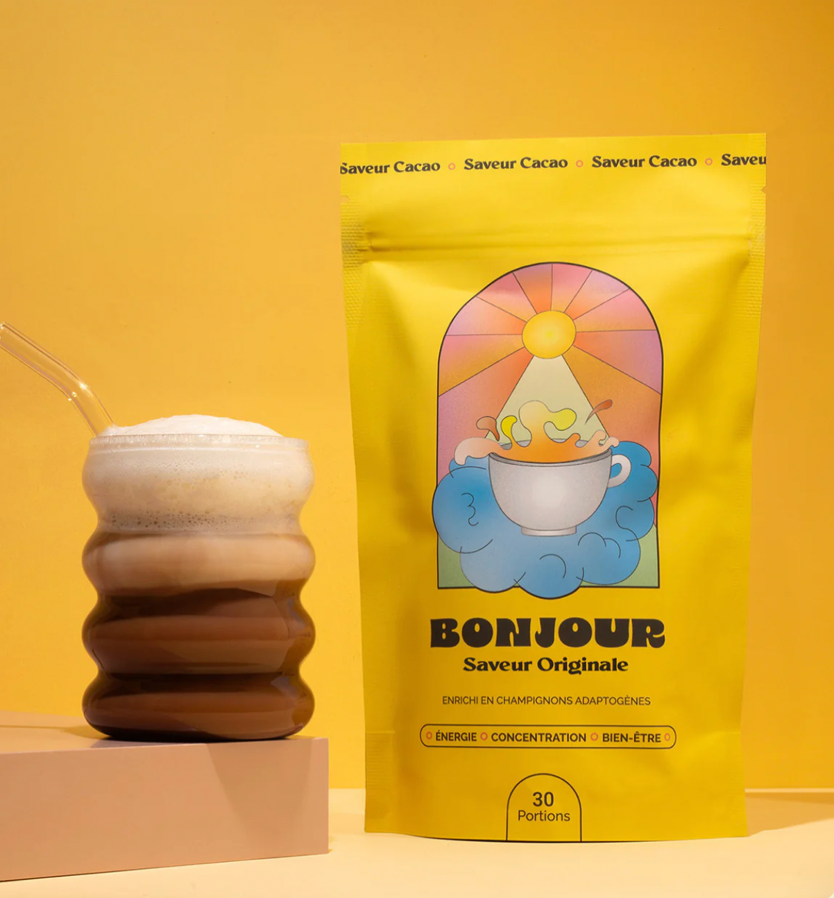 Bonjour Focus Duo – Functional Mushroom Coffee & Original Blend Bundle
