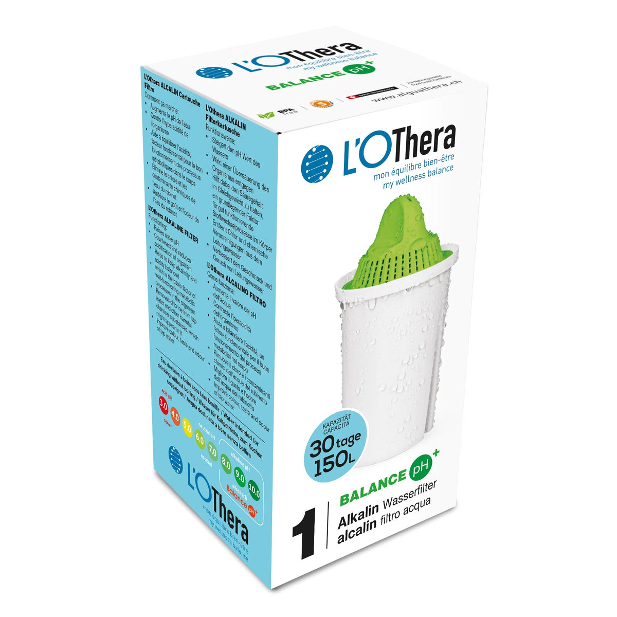 Cartouche filtrante pH+