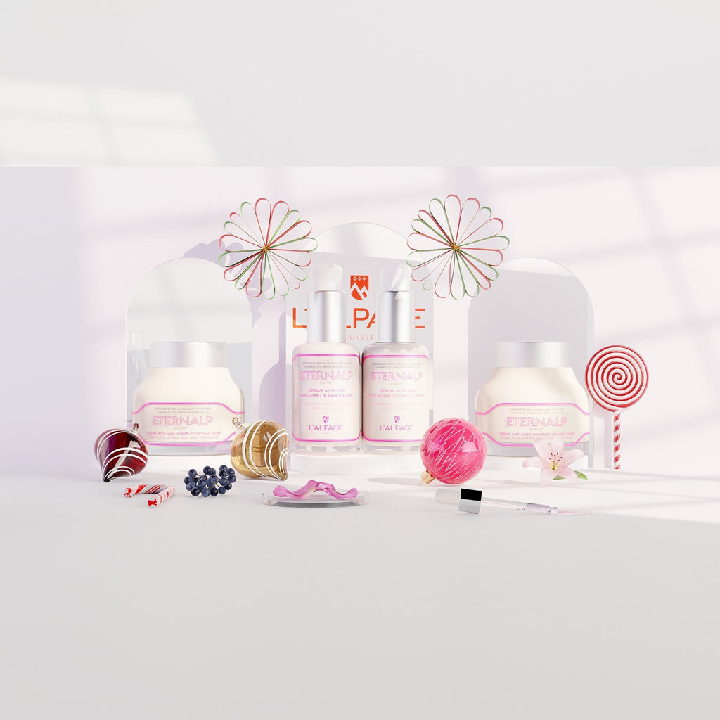 Ultimate Quatro Anti-Aging Lifting Day Cream 50ml & Night Cream 50ml & Lifting Collagen Anti-Aging Serum & Eternalp 4060m Plumping Anti-Aging Serum Gift Set