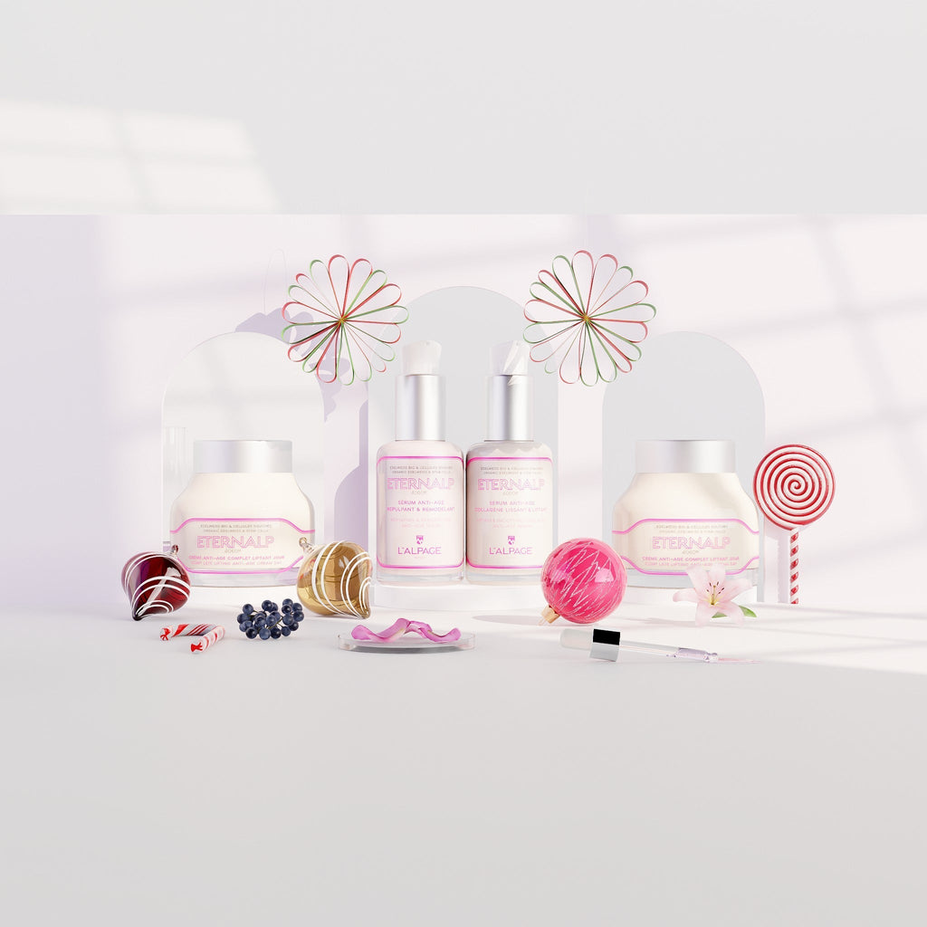 Ultimate Quatro Anti-Aging Lifting Day Cream 50ml & Night Cream 50ml & Lifting Collagen Anti-Aging Serum & Eternalp 4060m Plumping Anti-Aging Serum Gift Set