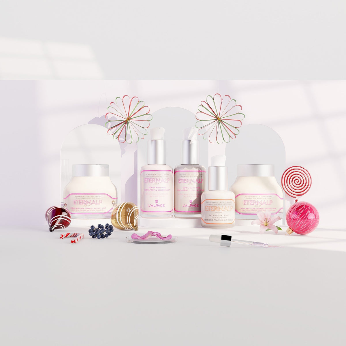 Coffret Ultime Quintet Crème Anti-Âge Liftante Jour & Nuit 50ml & Sérum Collagène Liftant & Sérum Repulpant Eternalp 4060m & Contour Yeux Eternalp 2040m