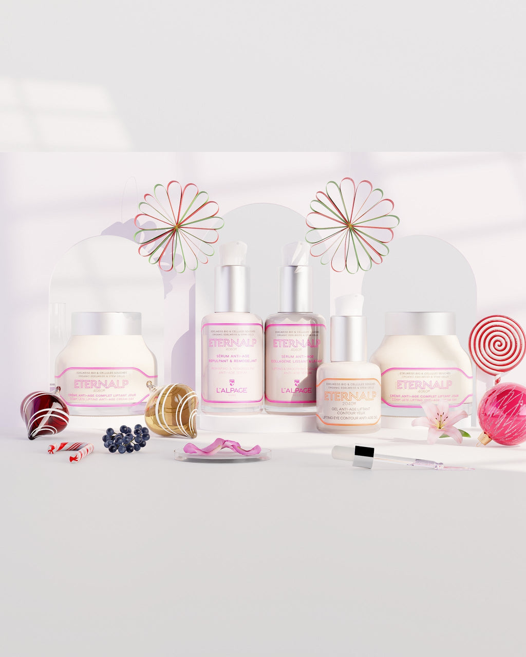 Coffret Ultime Quintet Crème Anti-Âge Liftante Jour & Nuit 50ml & Sérum Collagène Liftant & Sérum Repulpant Eternalp 4060m & Contour Yeux Eternalp 2040m