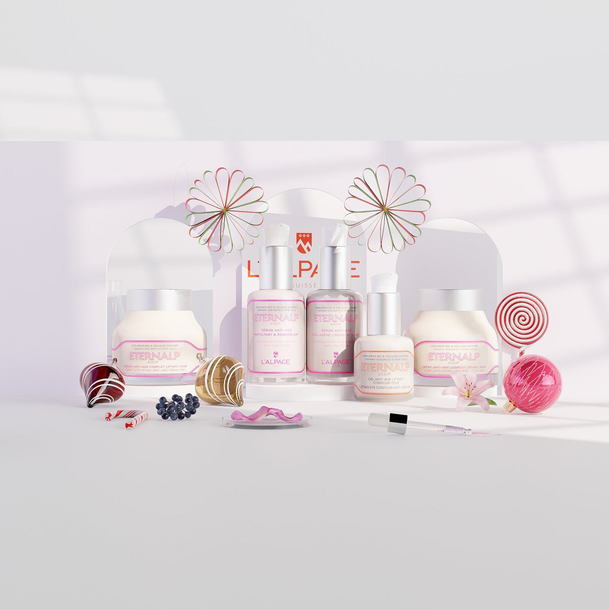 Coffret Ultime Quintet Crème Anti-Âge Liftante Jour & Nuit 50ml & Sérum Collagène Liftant & Sérum Repulpant Eternalp 4060m & Contour Yeux Eternalp 2040m