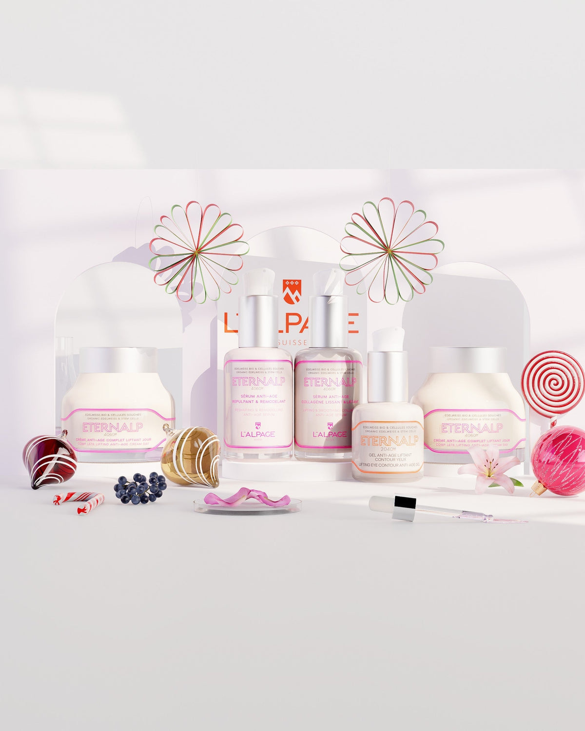 Coffret Ultime Quintet Crème Anti-Âge Liftante Jour & Nuit 50ml & Sérum Collagène Liftant & Sérum Repulpant Eternalp 4060m & Contour Yeux Eternalp 2040m