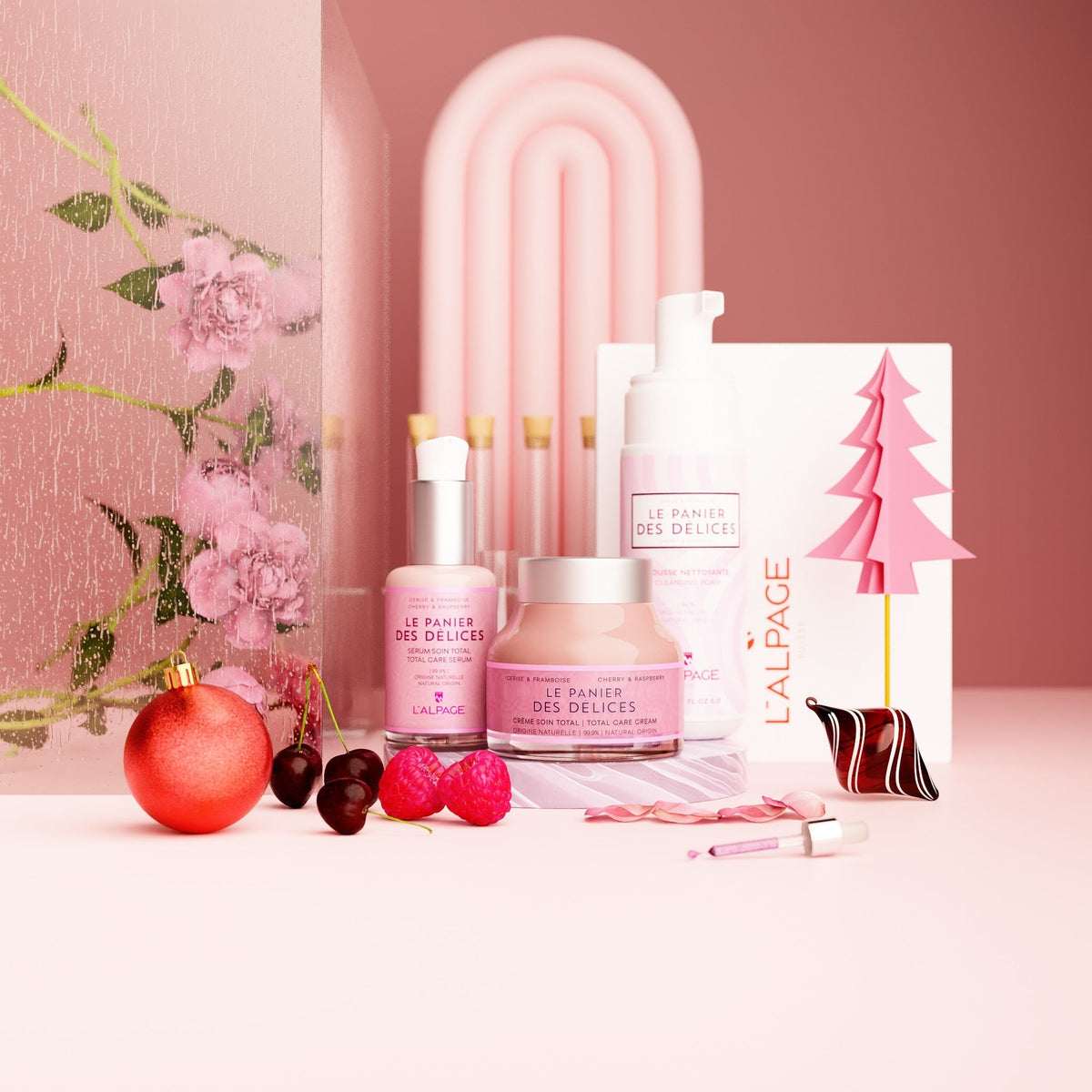 Set or Gift Box TRIO Total Care Cream + Total Care Serum + Cleansing Foam LE PANIER DES Délices