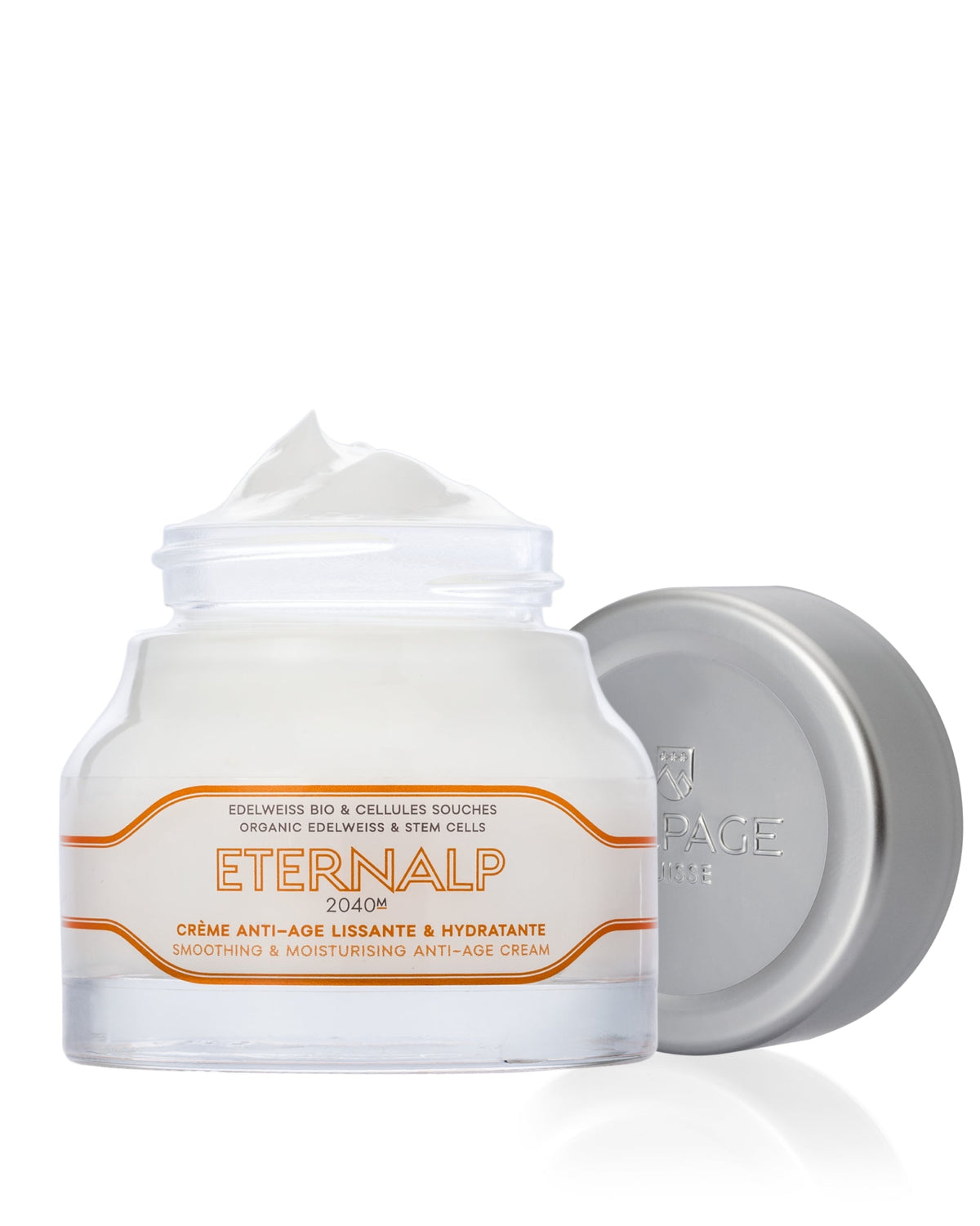 Crème anti-âge lissante et hydratante Eternalp 2040m