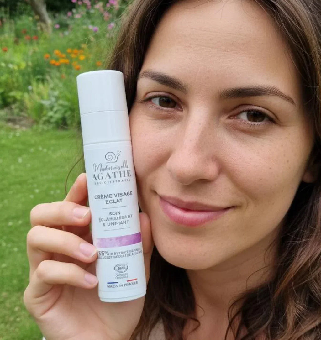 Crème éclat à la bave d'escargot bio - éclaircissant & unifiante