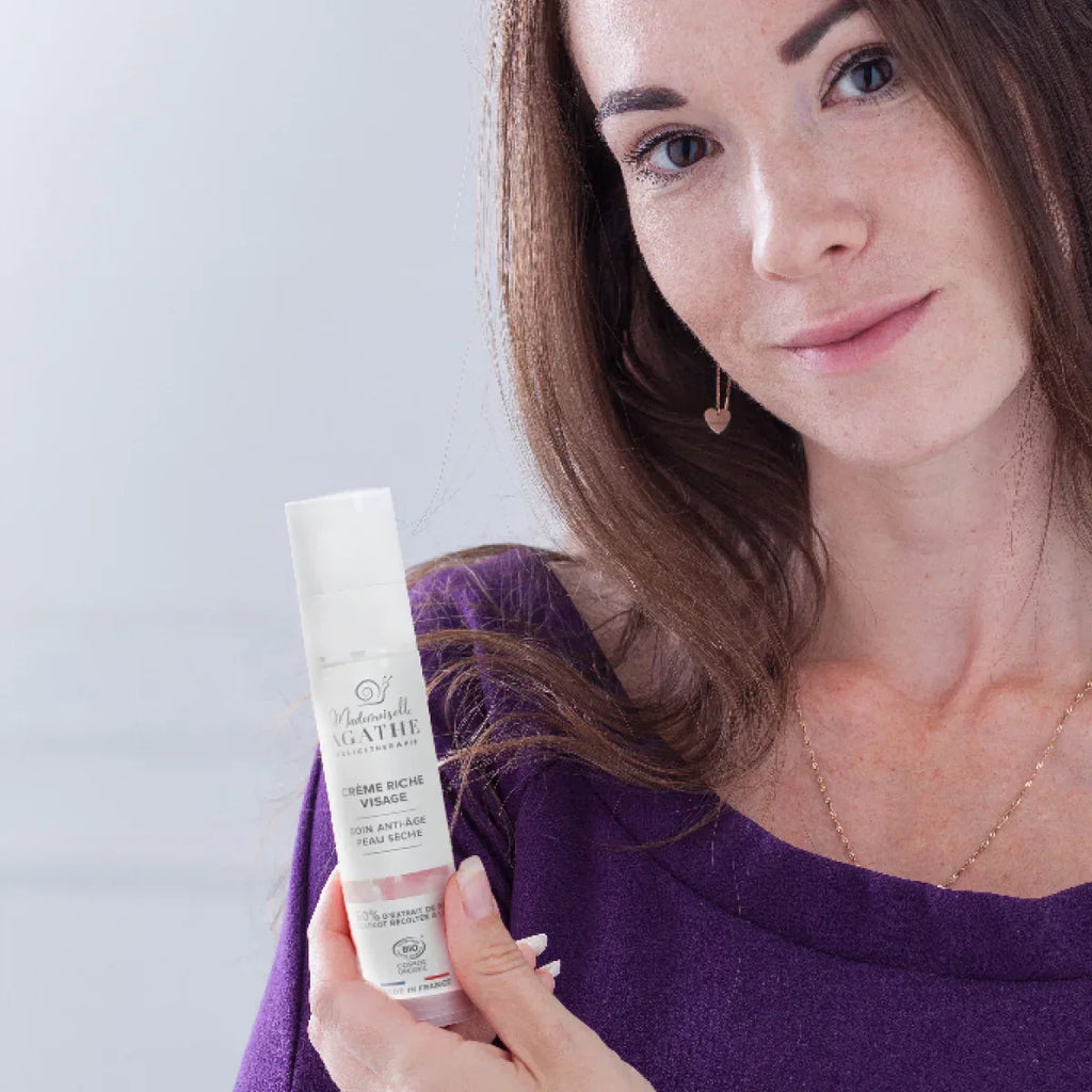 Crème riche visage à la bave d'escargot certifiée bio - anti-âge