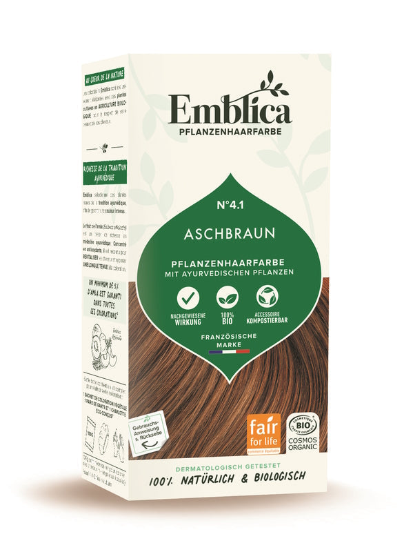 EMBLICA Vegetable Hair Colour Ash Brown