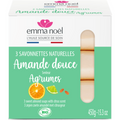 Savonnettes Amande douce Bio, Emma Noël, 3×150g*