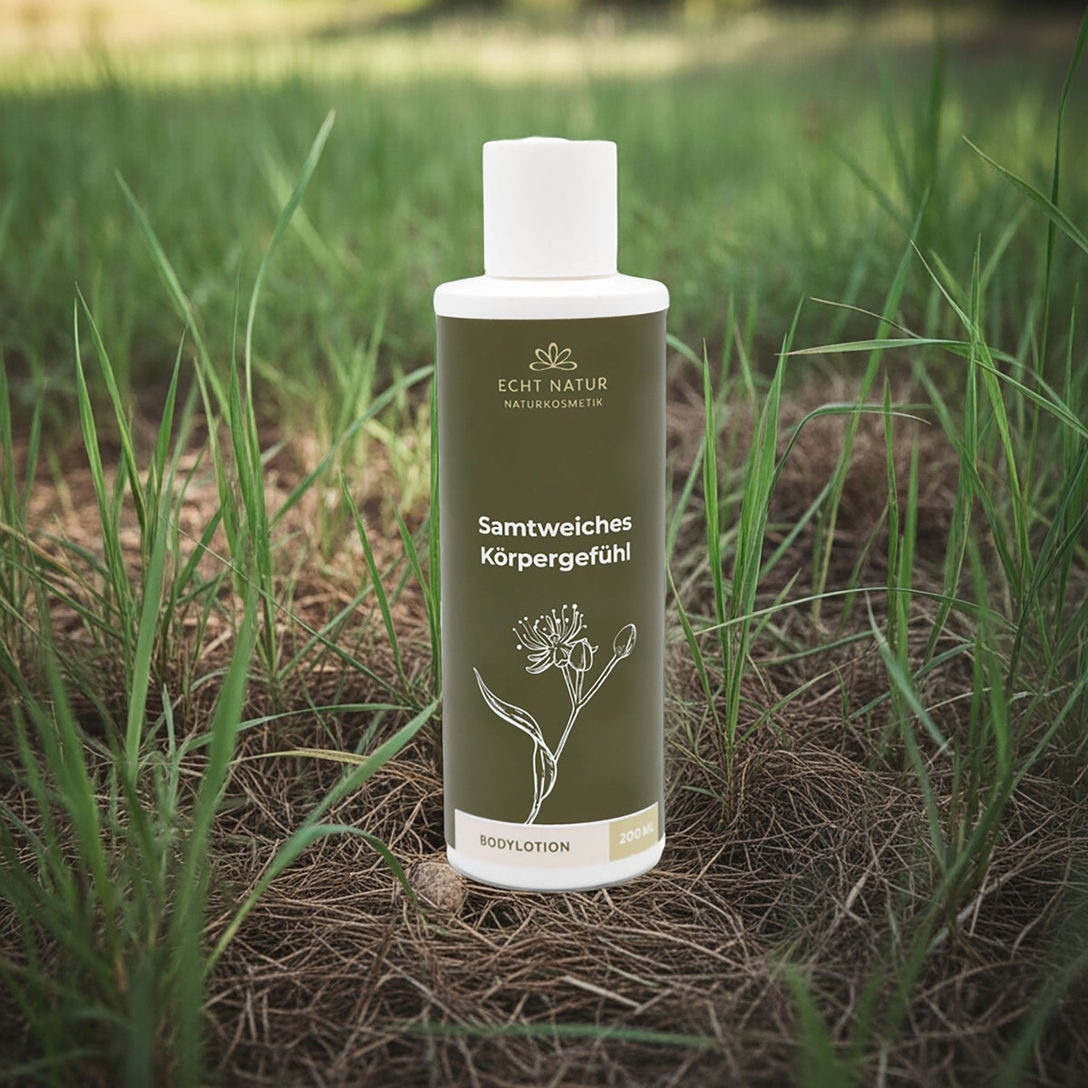 Lotion corporelle ECHT NATUR 200ml – soin naturel vegan pour une peau douce et soyeuse